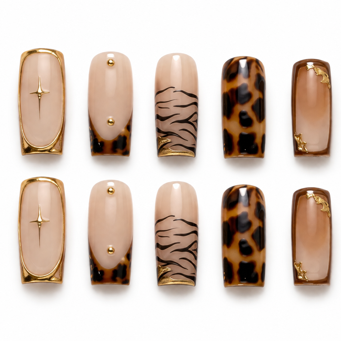Savanna Glow French Tips