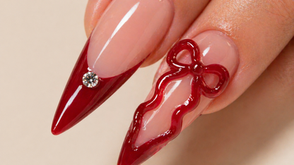 Crimson Bow Dripping Tips