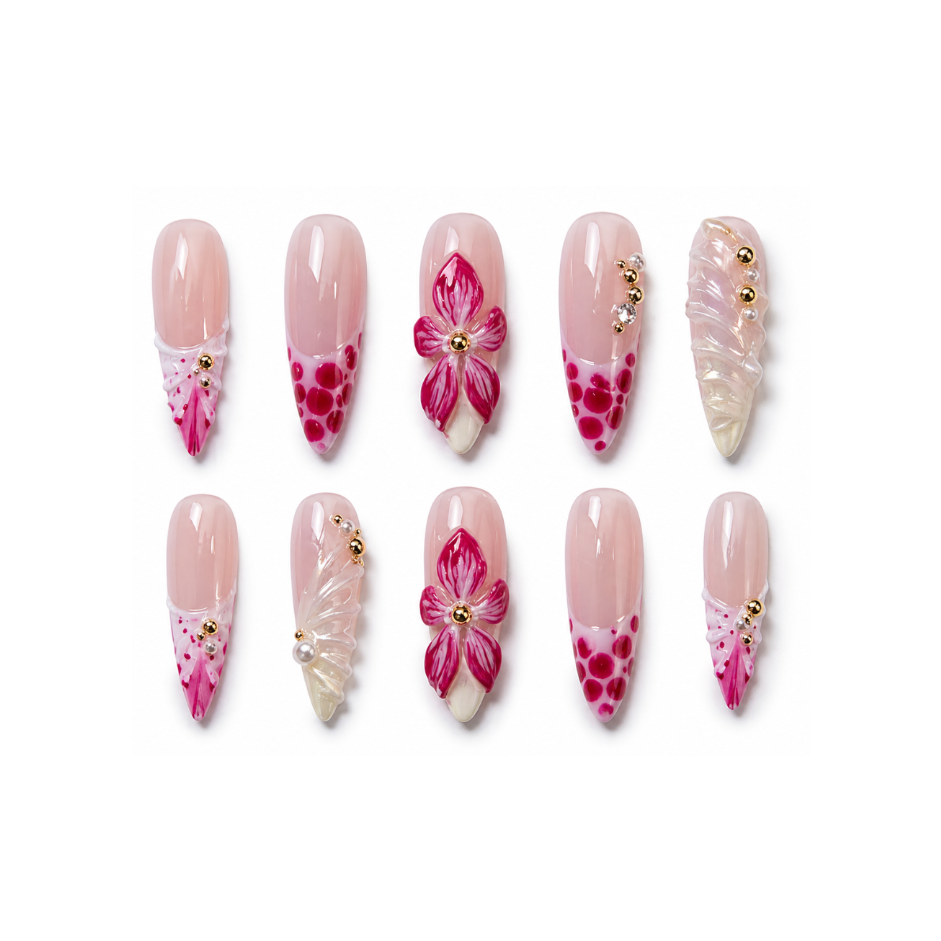 Pink Butterfly Bloom