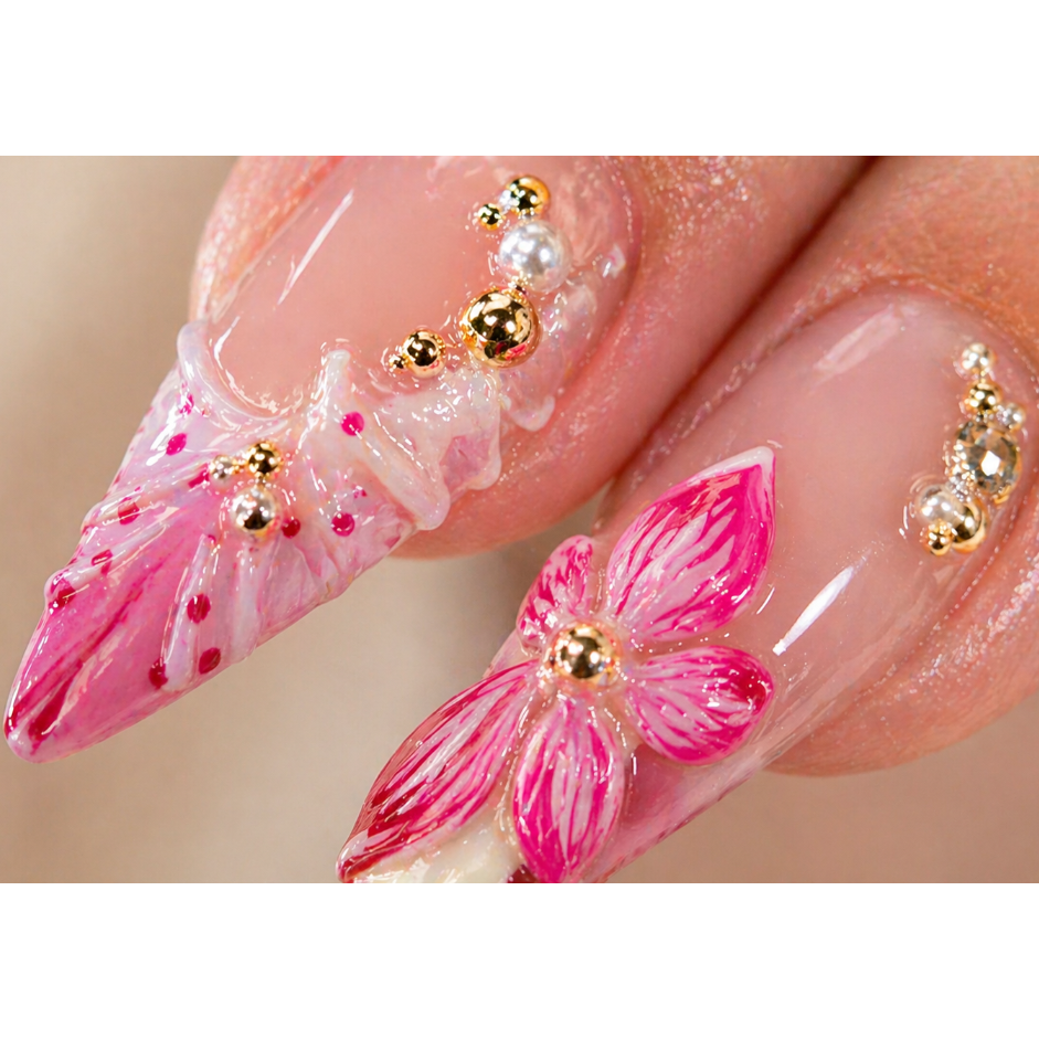 Pink Butterfly Bloom