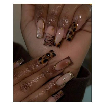 Savanna Glow French Tips