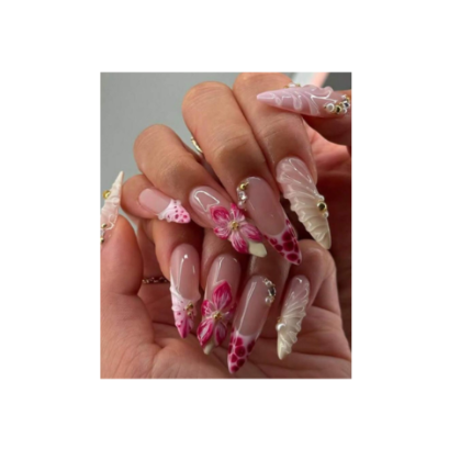 Pink Butterfly Bloom